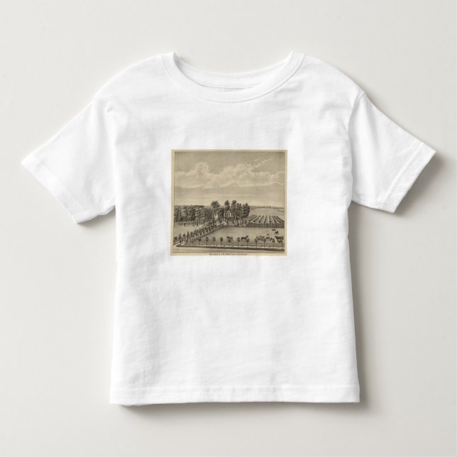 T-shirt Pour Les Tous Petits Résidence d'Evans, Topeka, le Kansas (Devant)