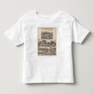 T-shirt Pour Les Tous Petits Résidences et bâtiments dans le verger de peupli