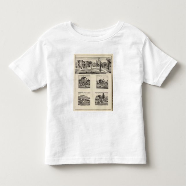 T-shirt Pour Les Tous Petits Résidences, monastère (Devant)