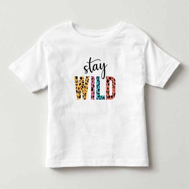 T-shirt Pour Les Tous Petits Restez à l'abri (Devant)