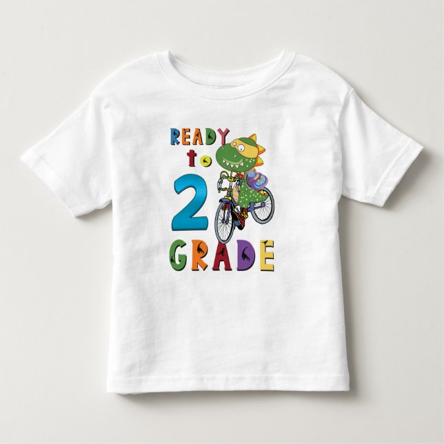 T-shirt Pour Les Tous Petits Retour À L'École, 2Ème Année (Devant)
