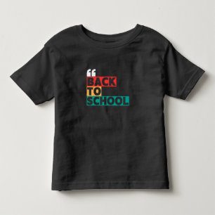 T-shirt Pour Les Tous Petits Retour à l'école avec une touche classique et clas
