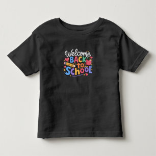 T-shirt Pour Les Tous Petits Retour à l'école Enseignant Premier jour d'école D