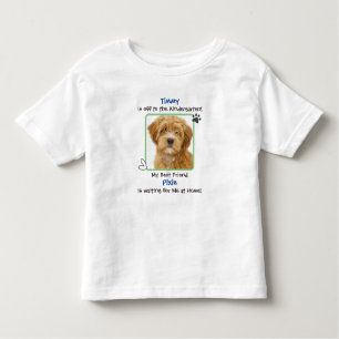 T-shirt Pour Les Tous Petits Retour à l'école Mignonne Premier Jour Animaux P