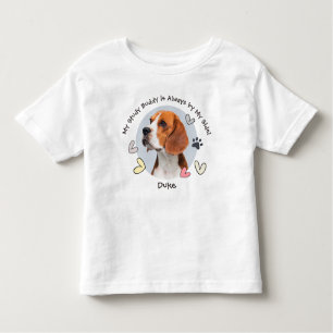 T-shirt Pour Les Tous Petits Retour à l'école Photo de votre animal de compag