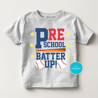 T-shirt Pour Les Tous Petits Retour à l'école Tee | Batterie préscolaire