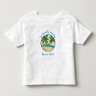 T-shirt Pour Les Tous Petits Réunion familiale Hawaii