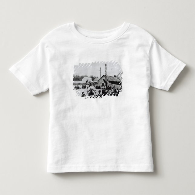 T-shirt Pour Les Tous Petits Réunion tribale (Devant)
