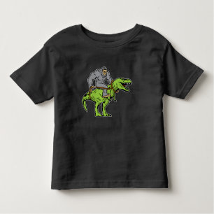 T-shirt Pour Les Tous Petits Rex du dinosaure T d'équitation de Bigfoot