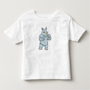 T-shirt Pour Les Tous Petits Rhino en boîte à Boxer