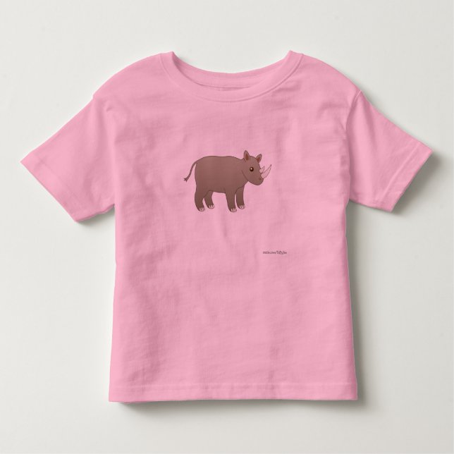 T-shirt Pour Les Tous Petits Rhinocéros 19 (Devant)