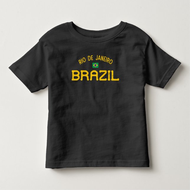 T-shirt Pour Les Tous Petits Rio de Janeiro Brésil en détresse (Devant)