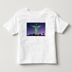 T-shirt Pour Les Tous Petits Rio de Janeiro, Brésil. la statue du Christ sur