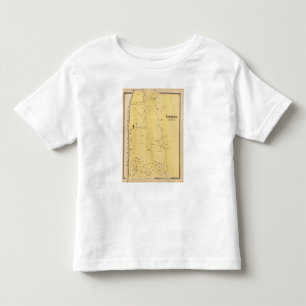 T-shirt Pour Les Tous Petits Rivière Dale et carte d'atlas de Mt Saint Vincent