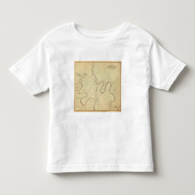 T-shirt Pour Les Tous Petits Rivière d'Allegheny (Devant)