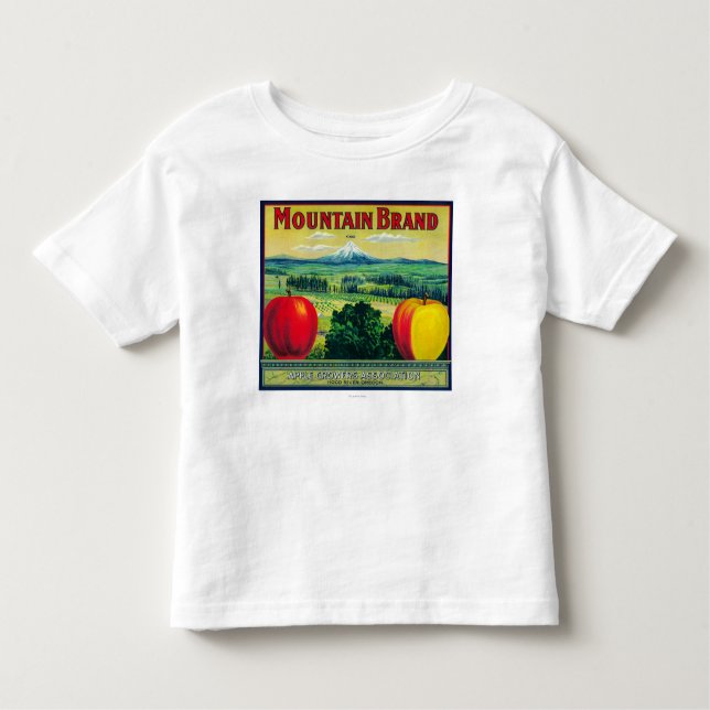 T-shirt Pour Les Tous Petits Rivière de LabelHood de caisse d'Apple de (Devant)