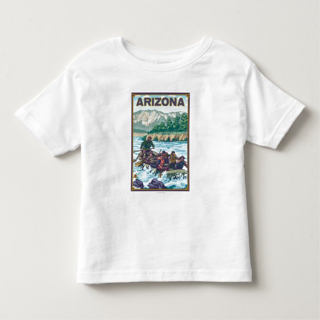 T-shirt Pour Les Tous Petits Rivière RaftingArizona (Devant)