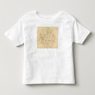 T-shirt Pour Les Tous Petits Rivières et vallées de l'Allemagne