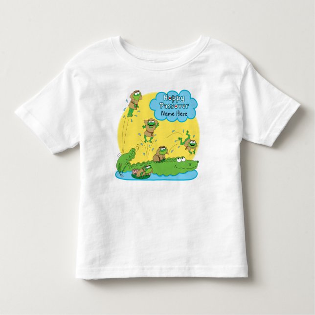 T-shirt Pour Les Tous Petits Robe à volants pour un joyeux Pessa'h (Devant)
