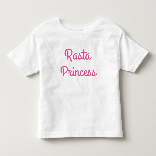 T-shirt Pour Les Tous Petits Robe de filles de princesse de Rasta (Devant)
