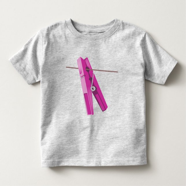 T-shirt Pour Les Tous Petits Robe de linge (Devant)
