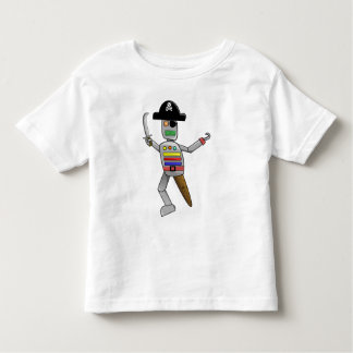 T-shirt Pour Les Tous Petits Robot de pirate