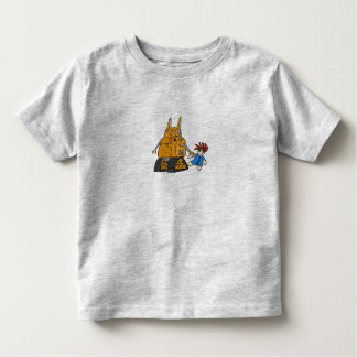 T-shirt Pour Les Tous Petits Robot et chariot