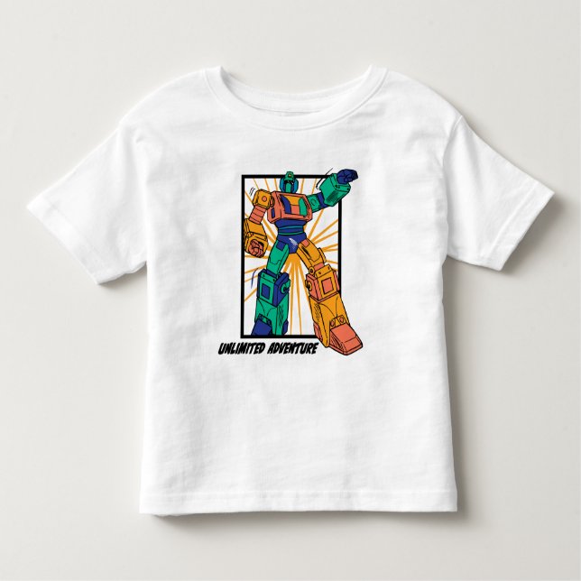 T-shirt Pour Les Tous Petits Robot Guerrier géant : Aventure illimitée (Devant)