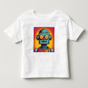T-shirt Pour Les Tous Petits Robot Pop Art
