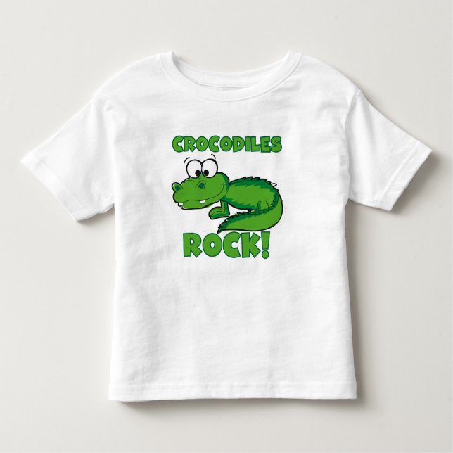 T-shirt Pour Les Tous Petits Roche de crocodiles (Devant)