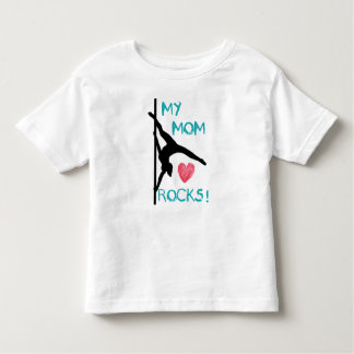 T-shirt Pour Les Tous Petits Roches de maman de forme physique de Polonais !