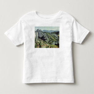 T-shirt Pour Les Tous Petits Roches de Paul Cezanne   chez L'Estaque, 1879-82
