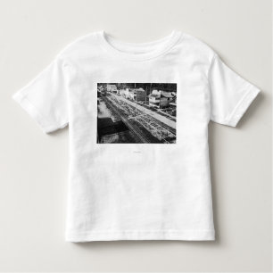 T-shirt Pour Les Tous Petits Rockaway, plage et rue principale Photograp de