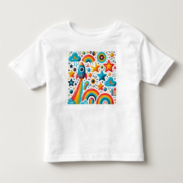 T-shirt Pour Les Tous Petits Rocket Adventure (Devant)