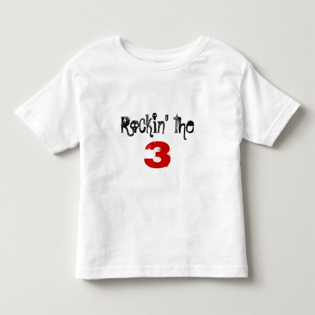 T-shirt Pour Les Tous Petits Rockin les 3 (Devant)