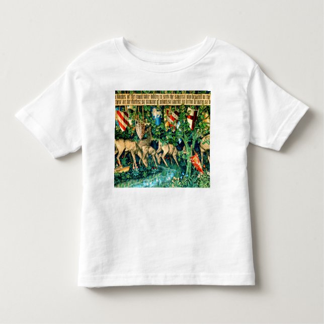 T-shirt Pour Les Tous Petits Roi médiéval Arthur William Morris (Devant)