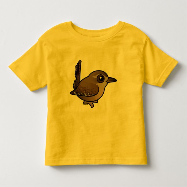 T-shirt Pour Les Tous Petits Roitelet d'Eurasien de Birdorable (Devant)