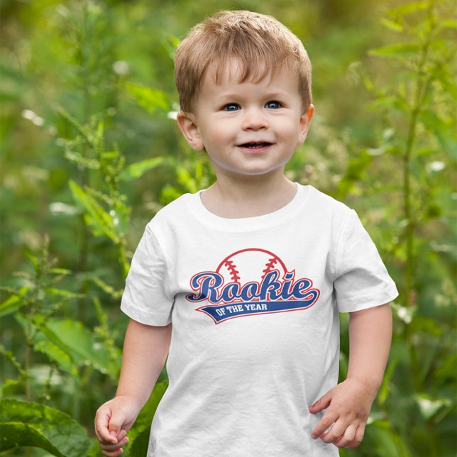 T-shirt Pour Les Tous Petits Rookie De L'Année Baseball (Créateur téléchargé)