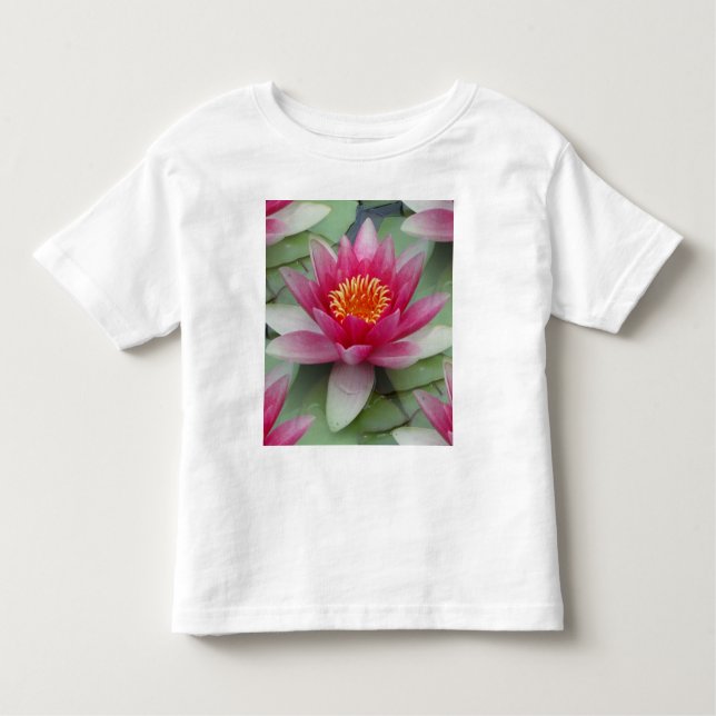 T-shirt Pour Les Tous Petits Rose Lotus Water Lily (Devant)