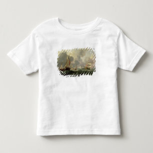T-shirt Pour Les Tous Petits Roses néerlandais et une frégate britannique dan