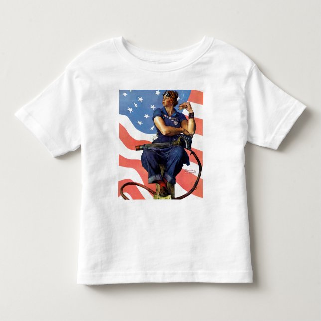 T-shirt Pour Les Tous Petits Rosie la riveteuse (Devant)