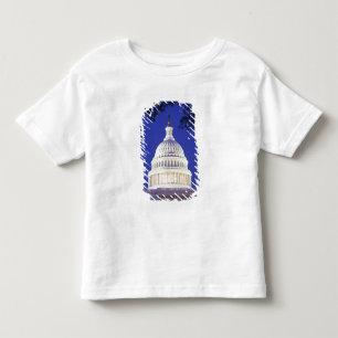 T-shirt Pour Les Tous Petits Rotunda du capitol des États-Unis la nuit,