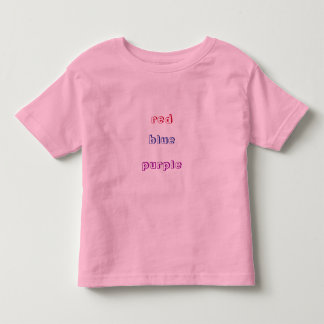 T-shirt Pour Les Tous Petits Rouge, bleu, violet couleur dans les chemises à mo