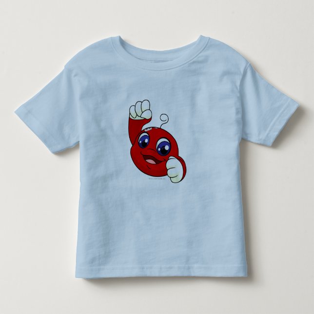 T-shirt Pour Les Tous Petits Rouge de Kiko (Devant)