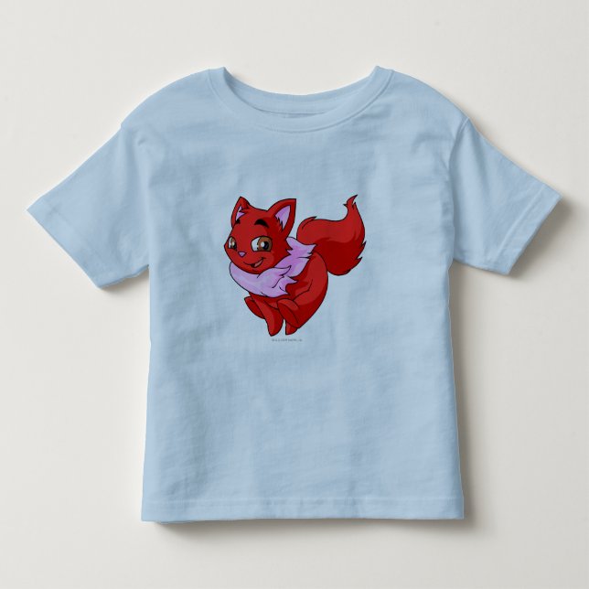 T-shirt Pour Les Tous Petits Rouge de Wocky (Devant)