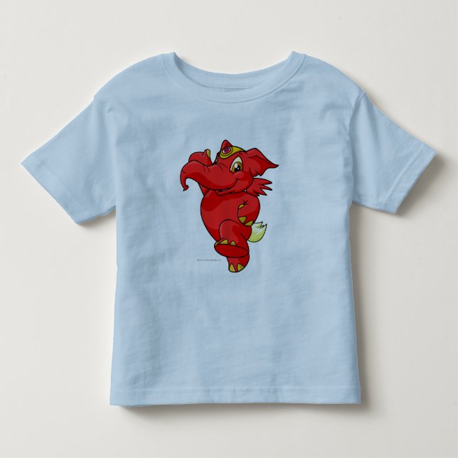 T-shirt Pour Les Tous Petits Rouge d'Elephante (Devant)