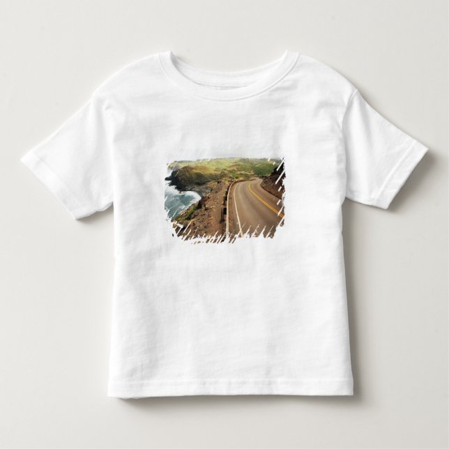 T-shirt Pour Les Tous Petits Route côtière (Devant)