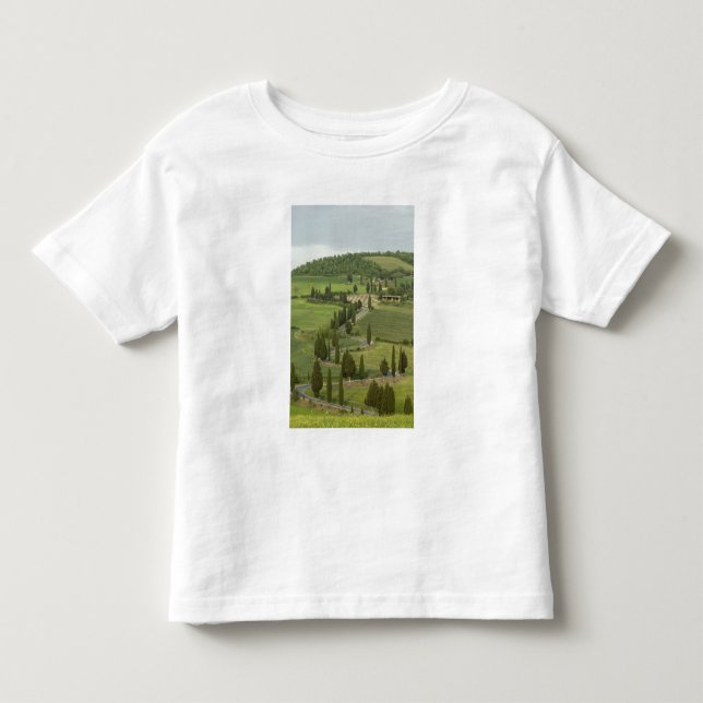 T-shirt Pour Les Tous Petits Route de Pienza à Montepulciano (Devant)