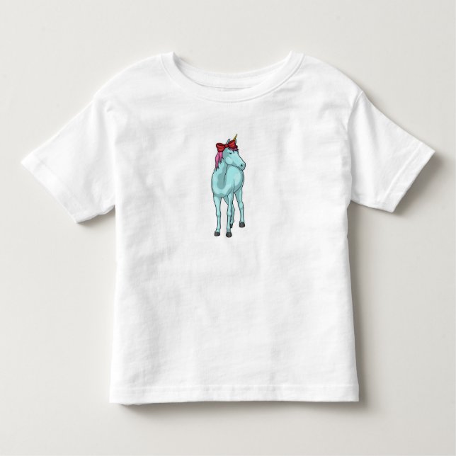T-shirt Pour Les Tous Petits Ruban Unicorn (Devant)