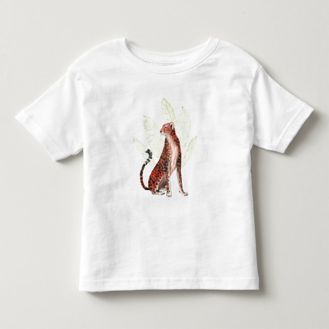 T-shirt Pour Les Tous Petits Ruby Runner Leopard (Devant)